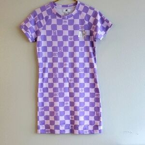 Juicy Couture Purple Checkered  Sleepwear Dress Sz Small